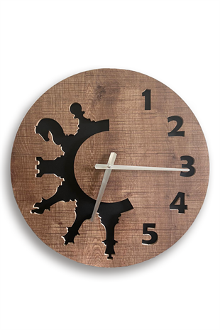 Satranç Duvar Saati