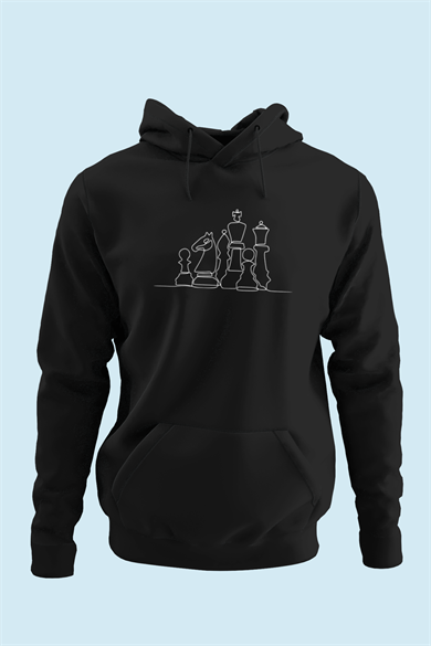 Satranç Taşları Hoodie