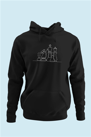 Satranç Taşları Hoodie