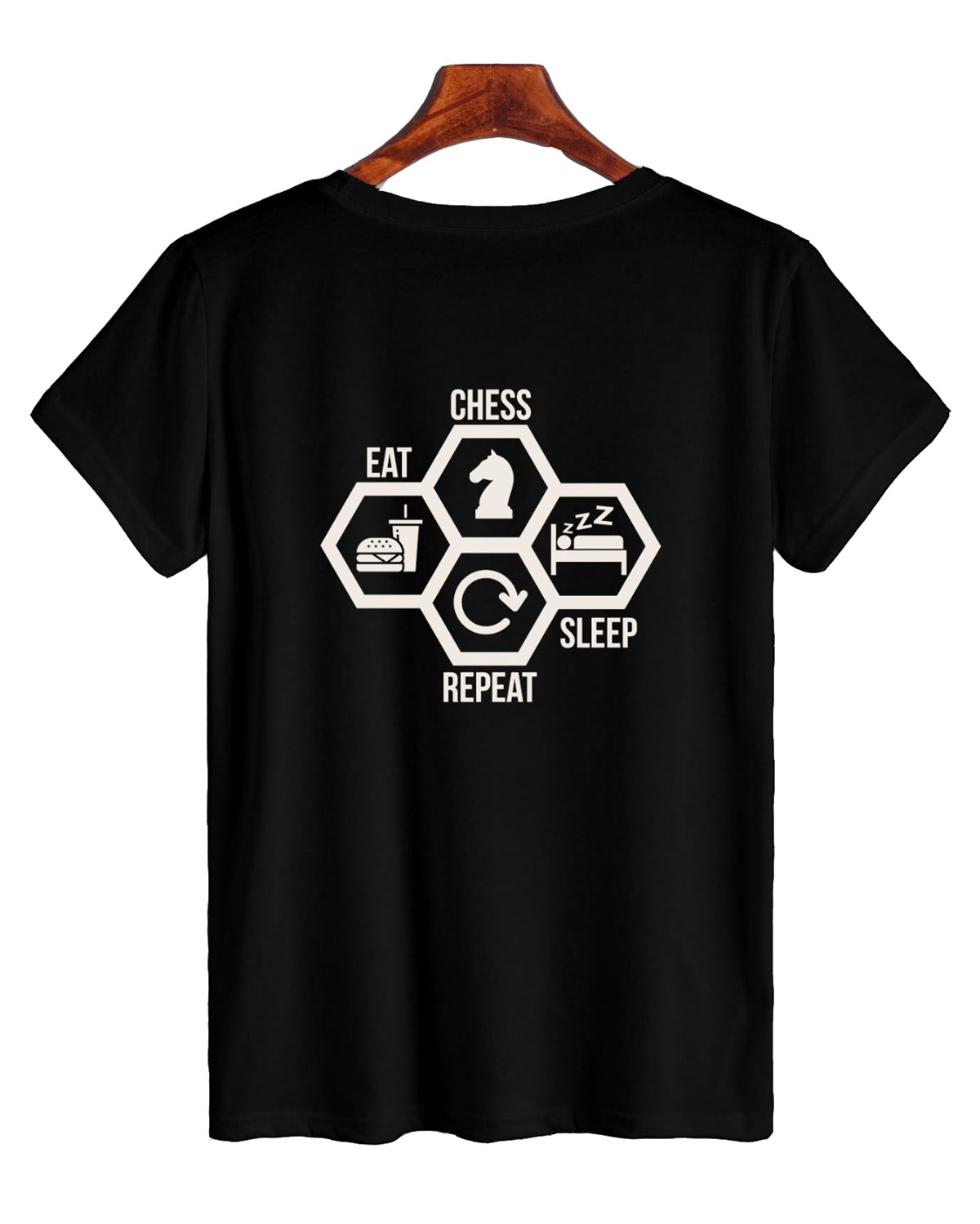 Eat-Chess-Sleep-Repeat  Siyah