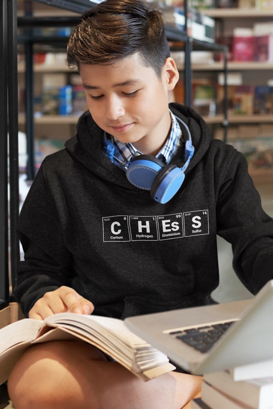 Periyodik Satranç Hoodie Çocuk