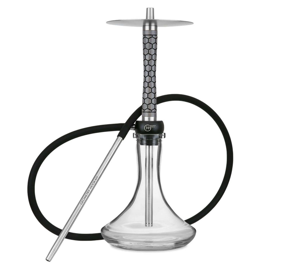 Geometry Hookah Little Bro Honeycomb Grey