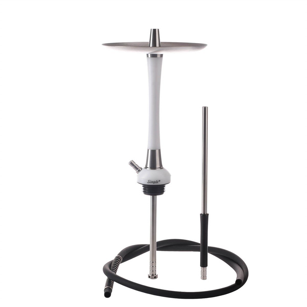 MattPear Simple S Pro White Slim - Nargile Takımı