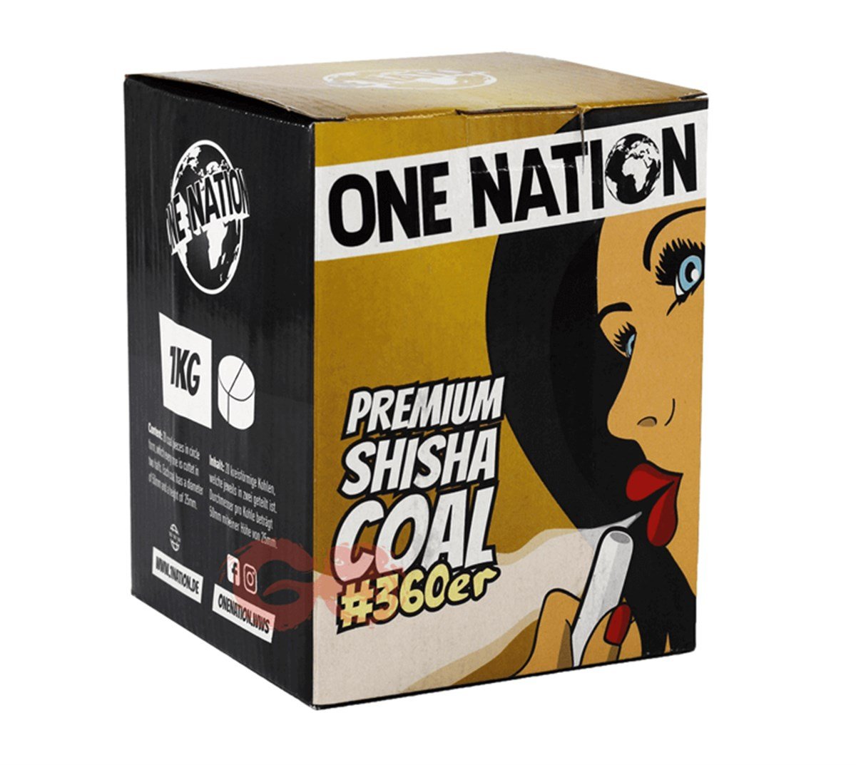 One Nation 360er Nargile Kömürü