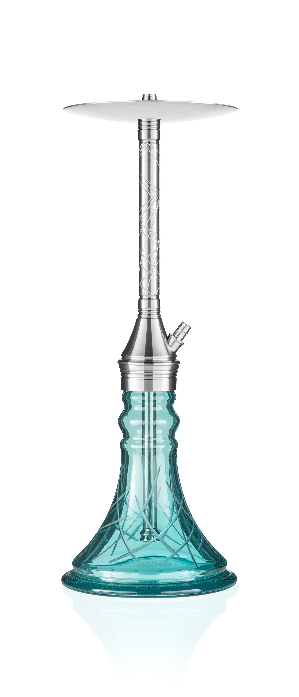 Ath Adalya L-Steel (Çelik) Cut Base Serhoş Model Nargile Takımı