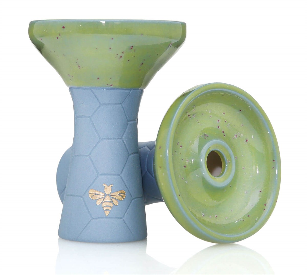 Bee Bowl Açık Yeşil & Turkuaz Nargile Lülesi