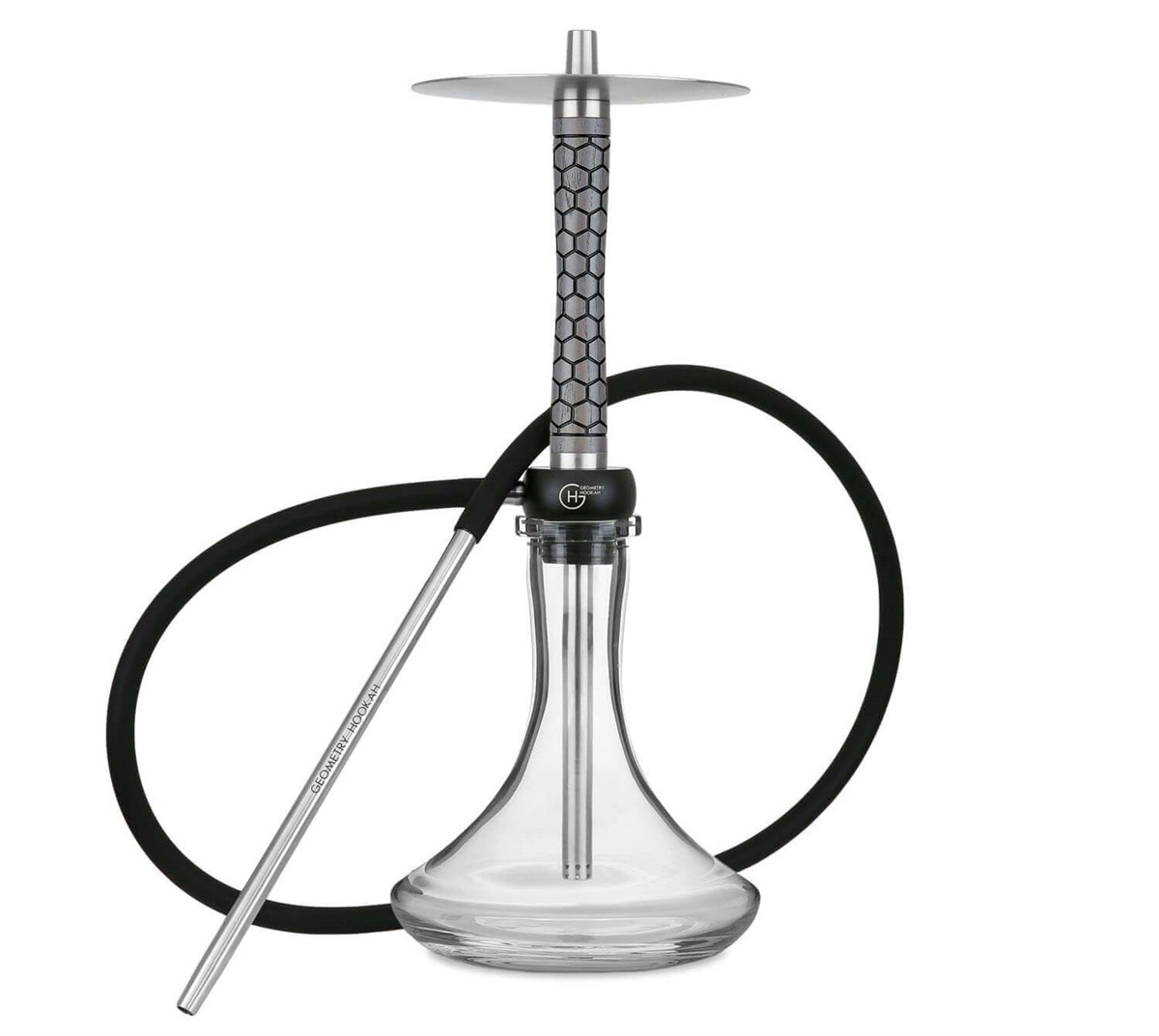 Geometry Hookah Little Bro Honeycomb Grey