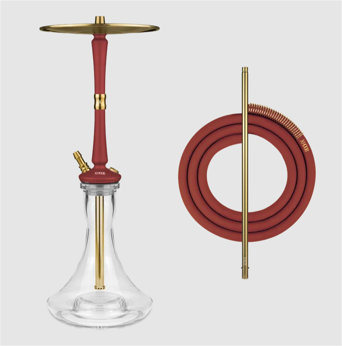 Hoob Go | Wine Red Gold