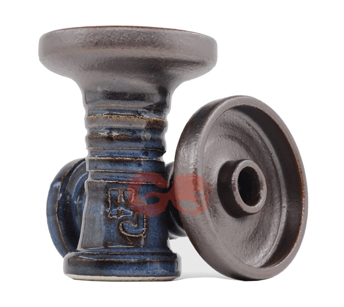 HookahJohn Retro Harmony Nut Blue