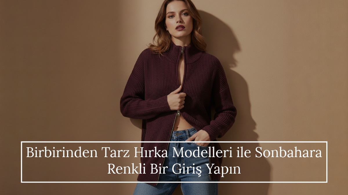Birbirinden Tarz Hırka Modelleri ile Sonbahara Renkli Bir Giriş Yapın