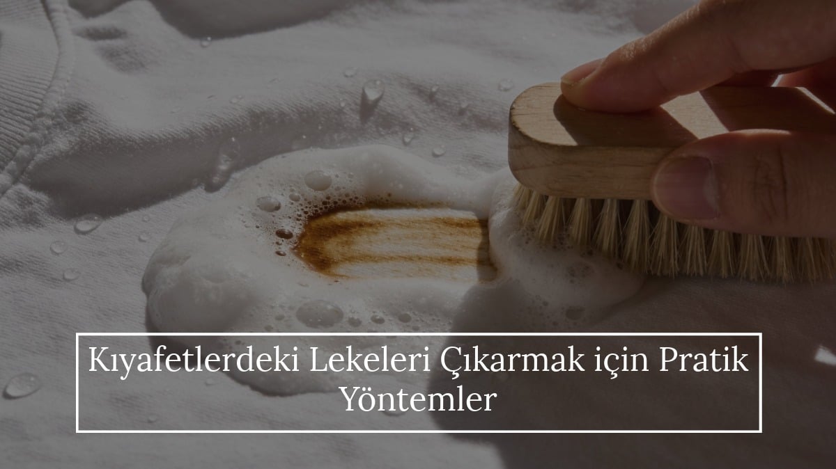 kıyafetlerdeki lekeyi çıkartmak