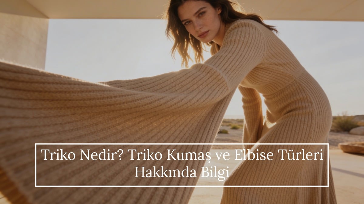 triko nedir triko elbise
