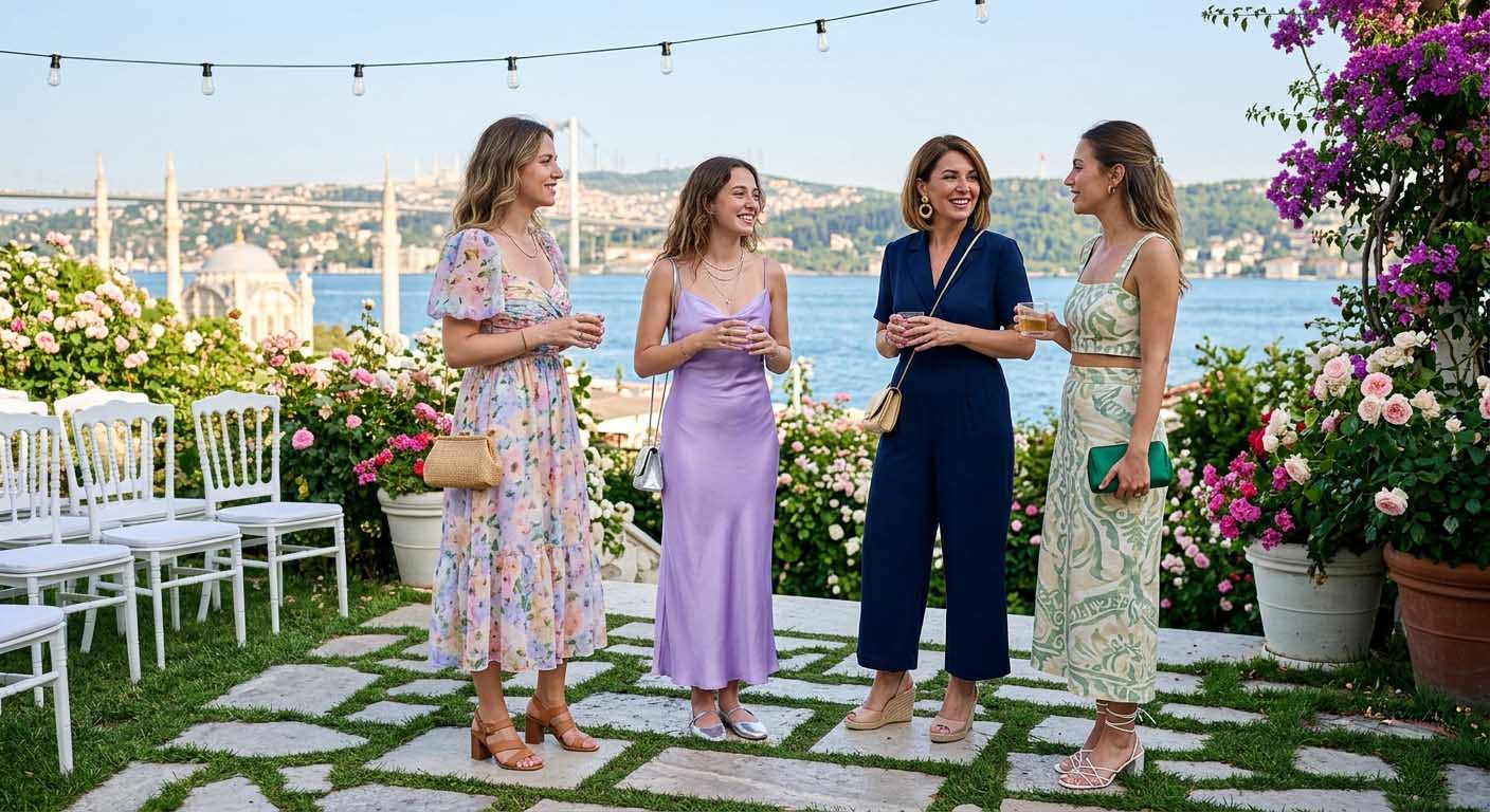 Yazlık düğün kıyafeti