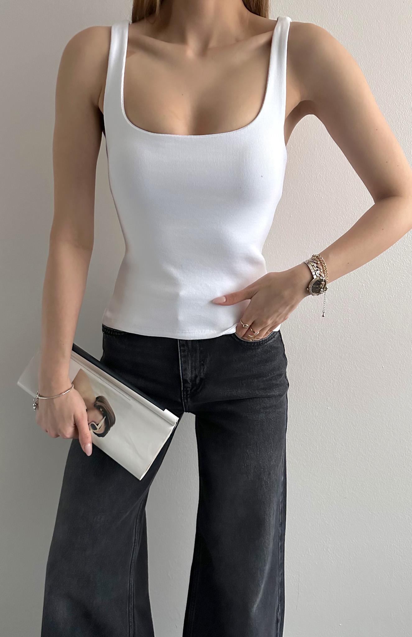 Askılı Atlet BEYAZ