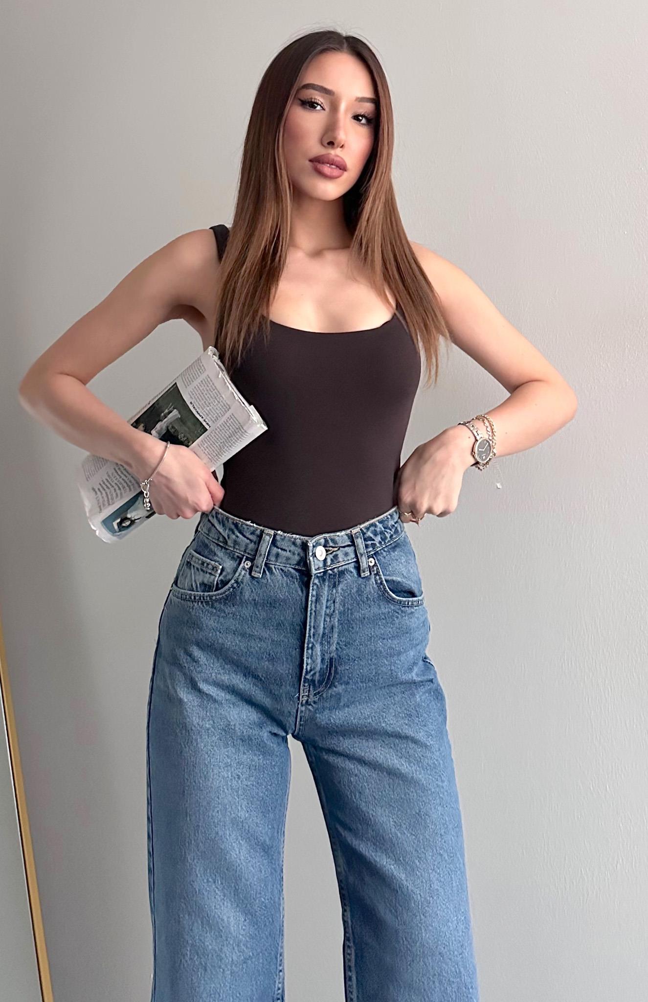 Askılı Atlet KOYU KAHVE