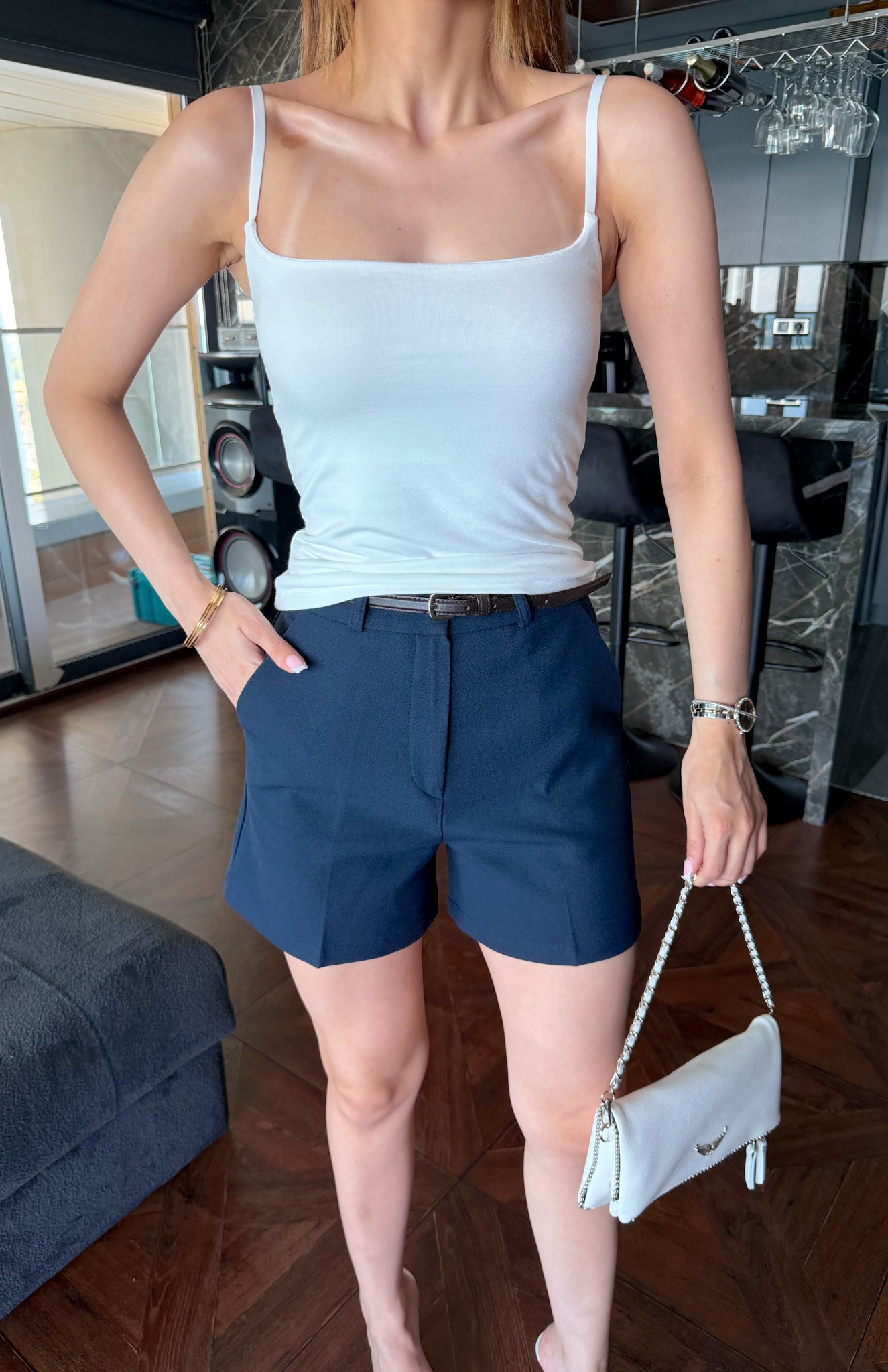 Bra-Free Askılı Atlet EKRU