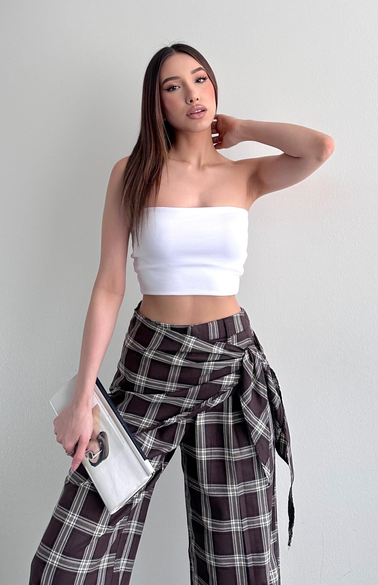 Crop Atlet BEYAZ