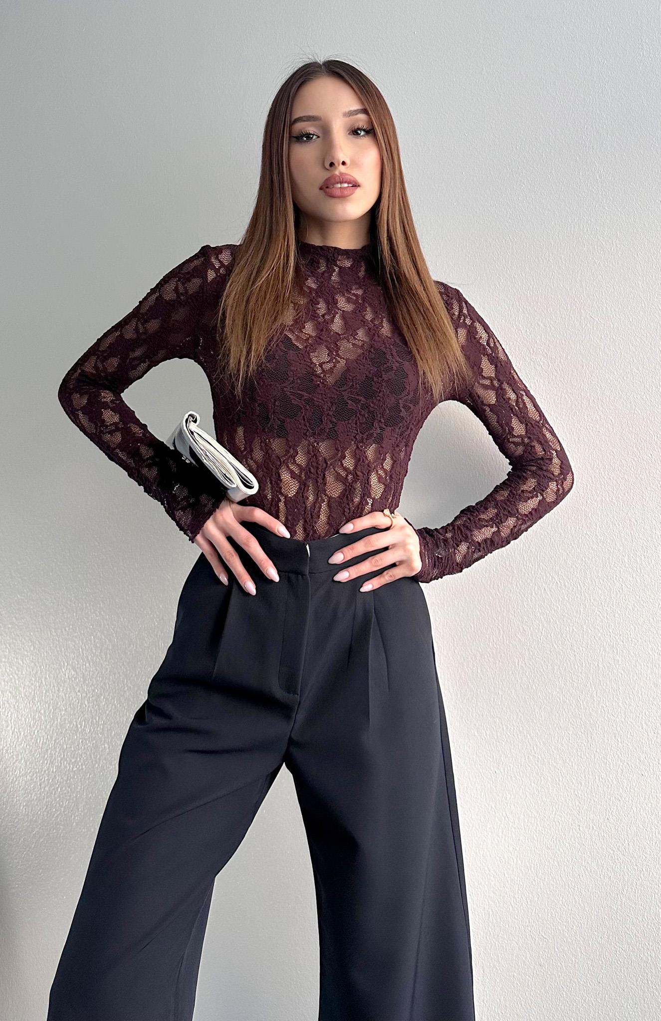 Dantel Bluz BORDO
