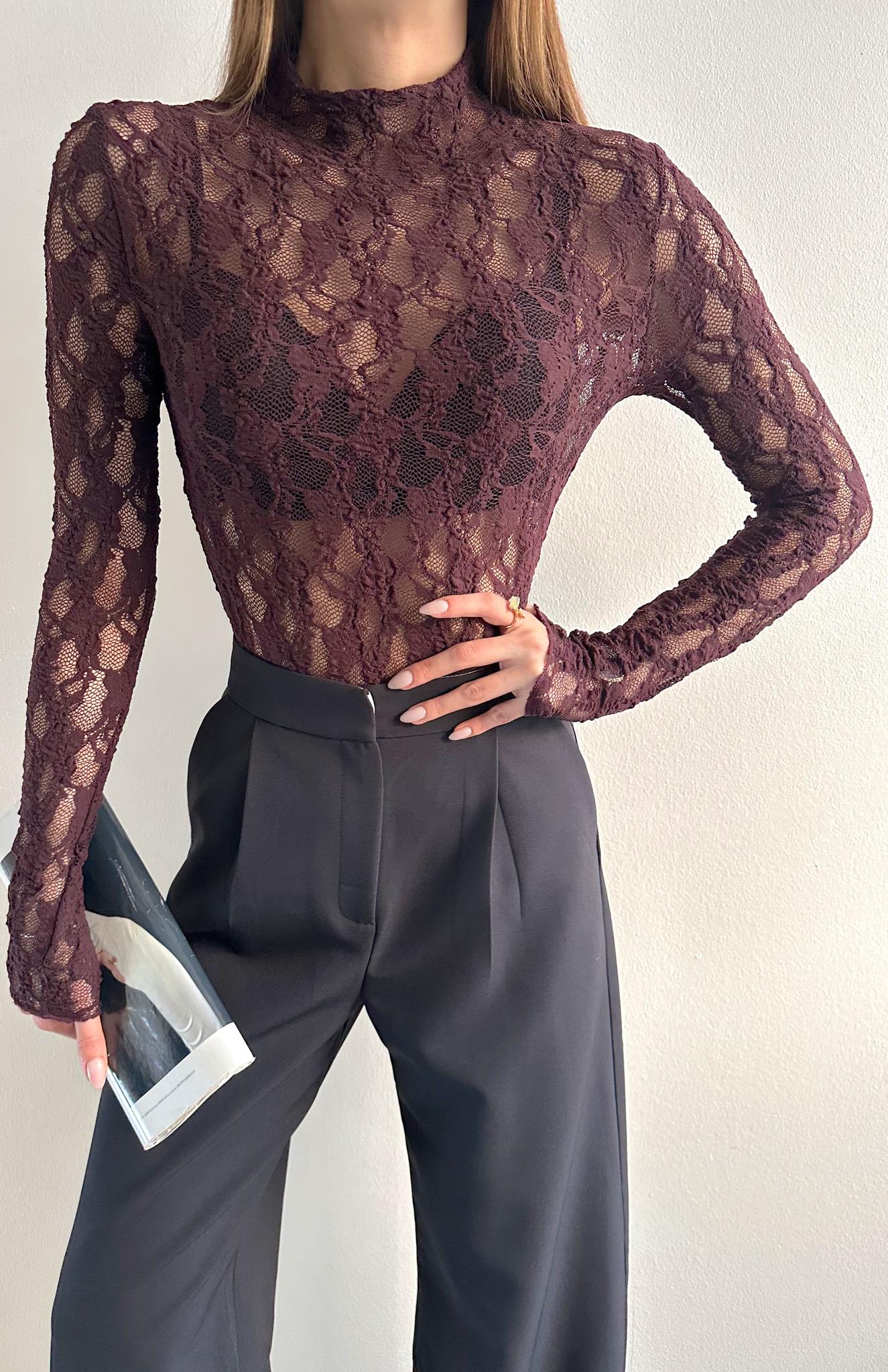 Dantel Bluz BORDO