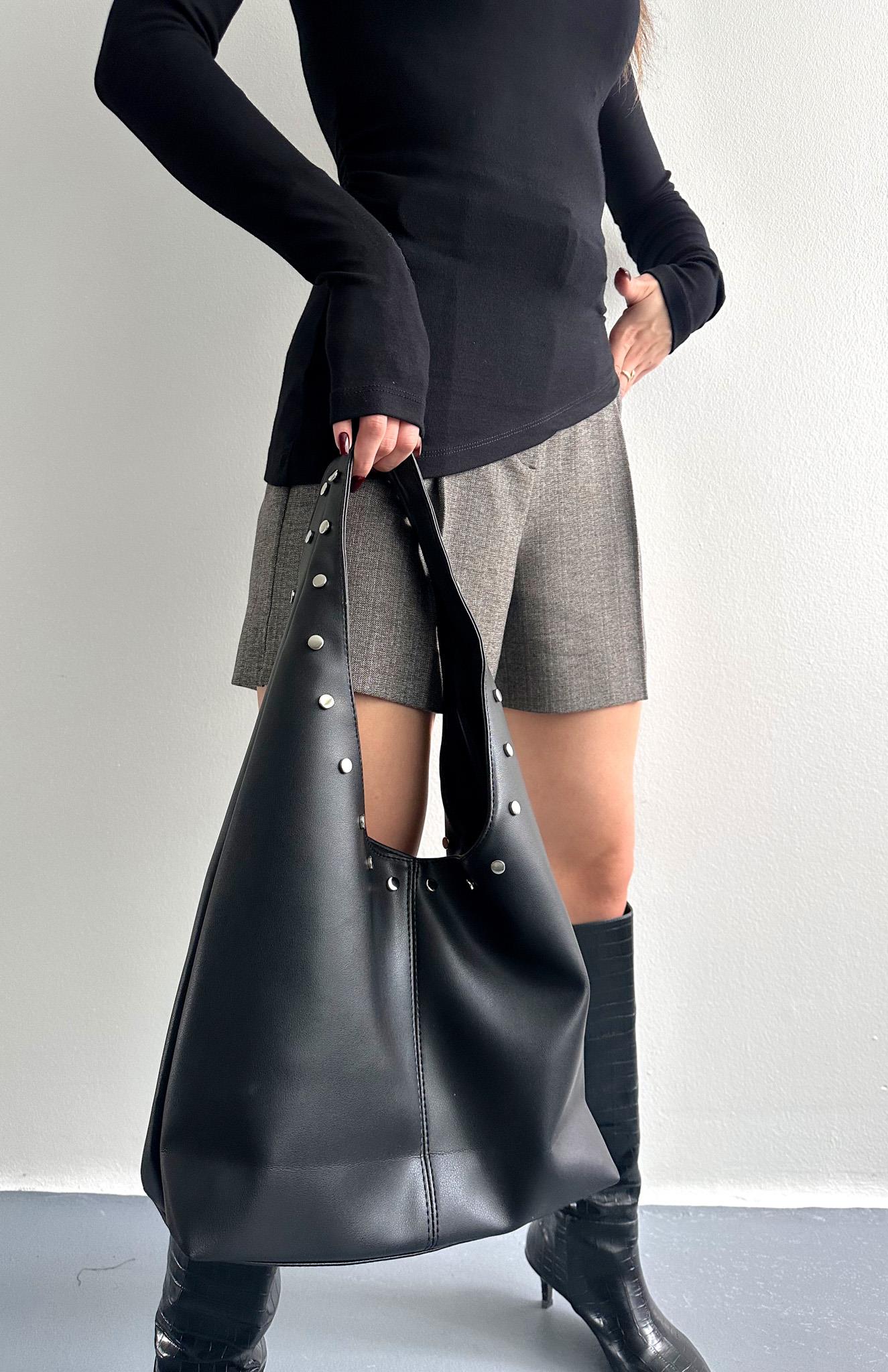 Droplu Çanta SİYAH