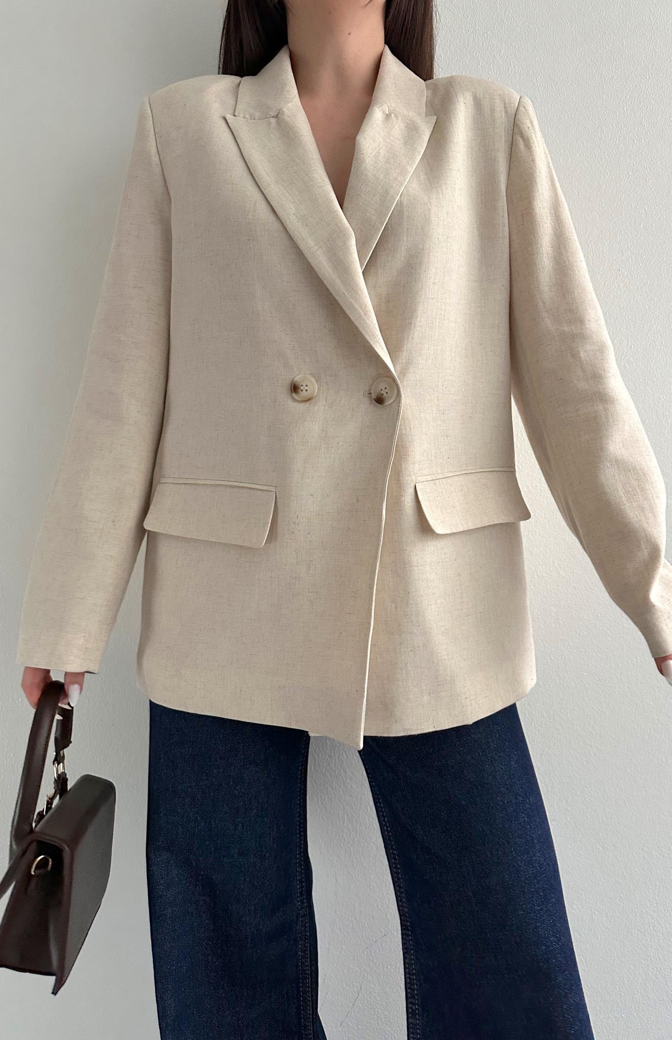 Blazer Ceket BEJ