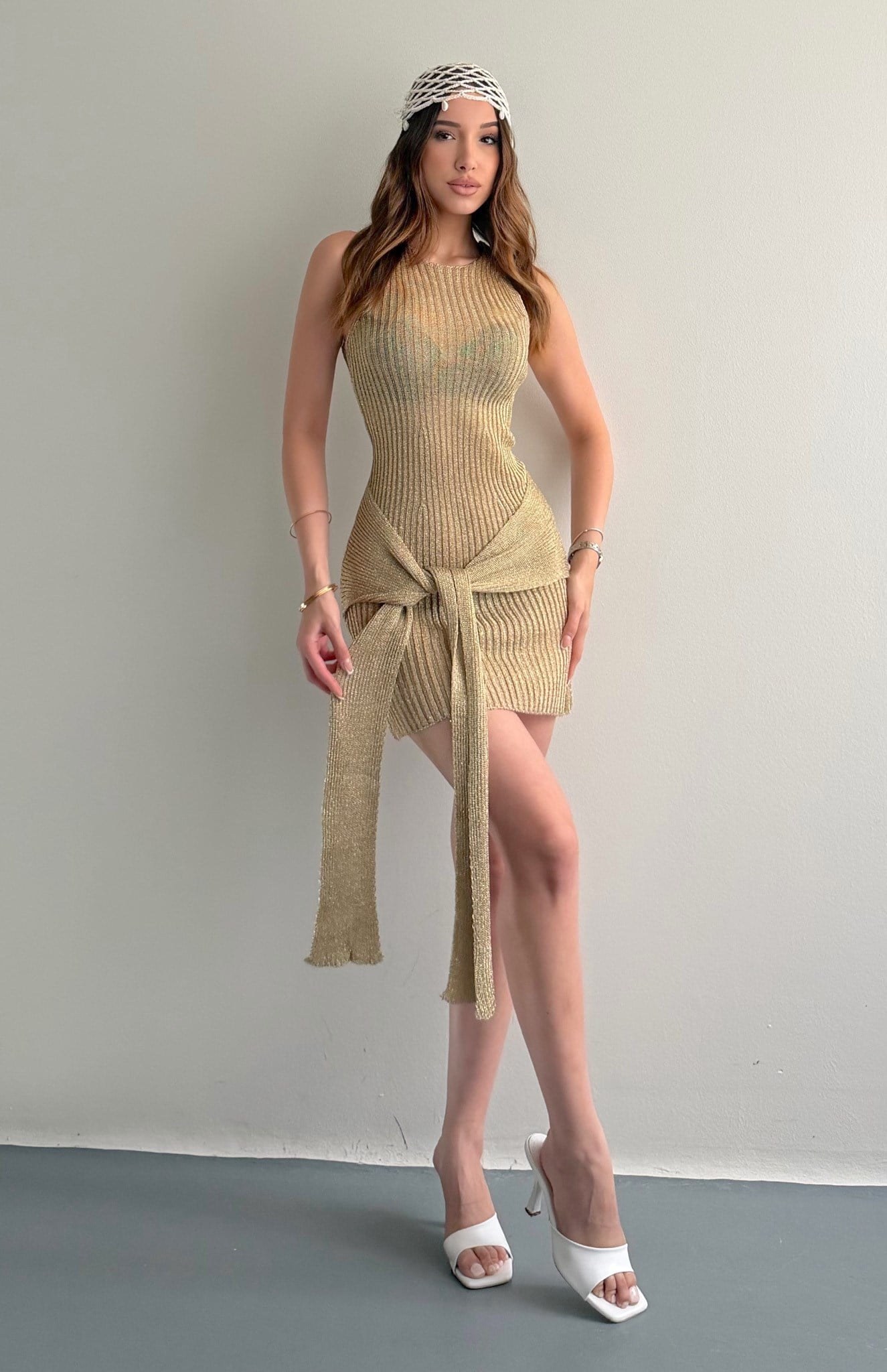 Beachwear Elbise GOLD