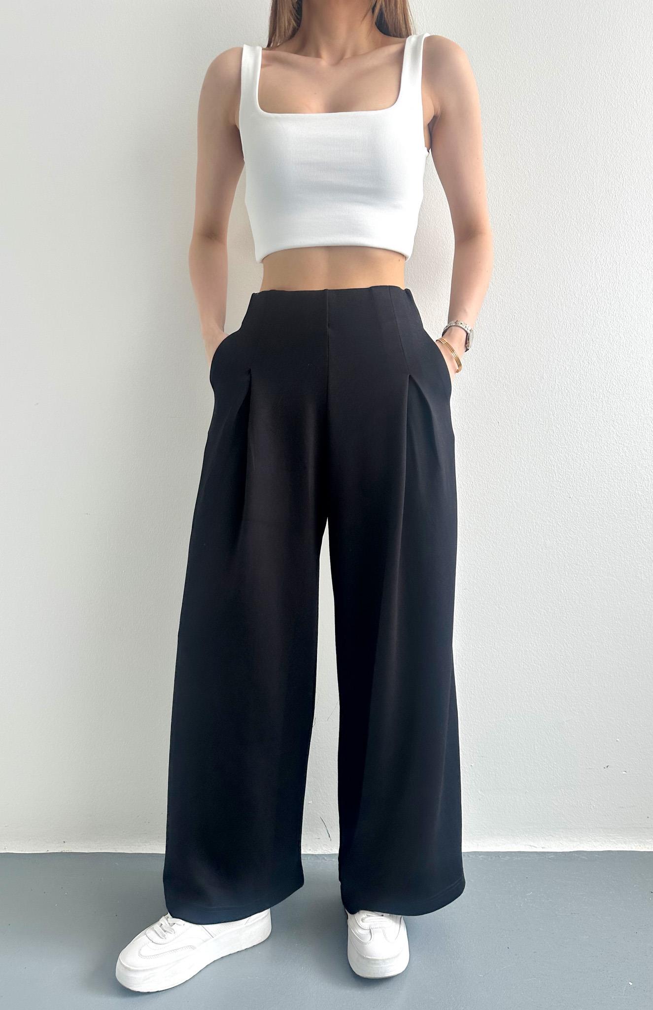 Körüklü Eşofman Altı SİYAH