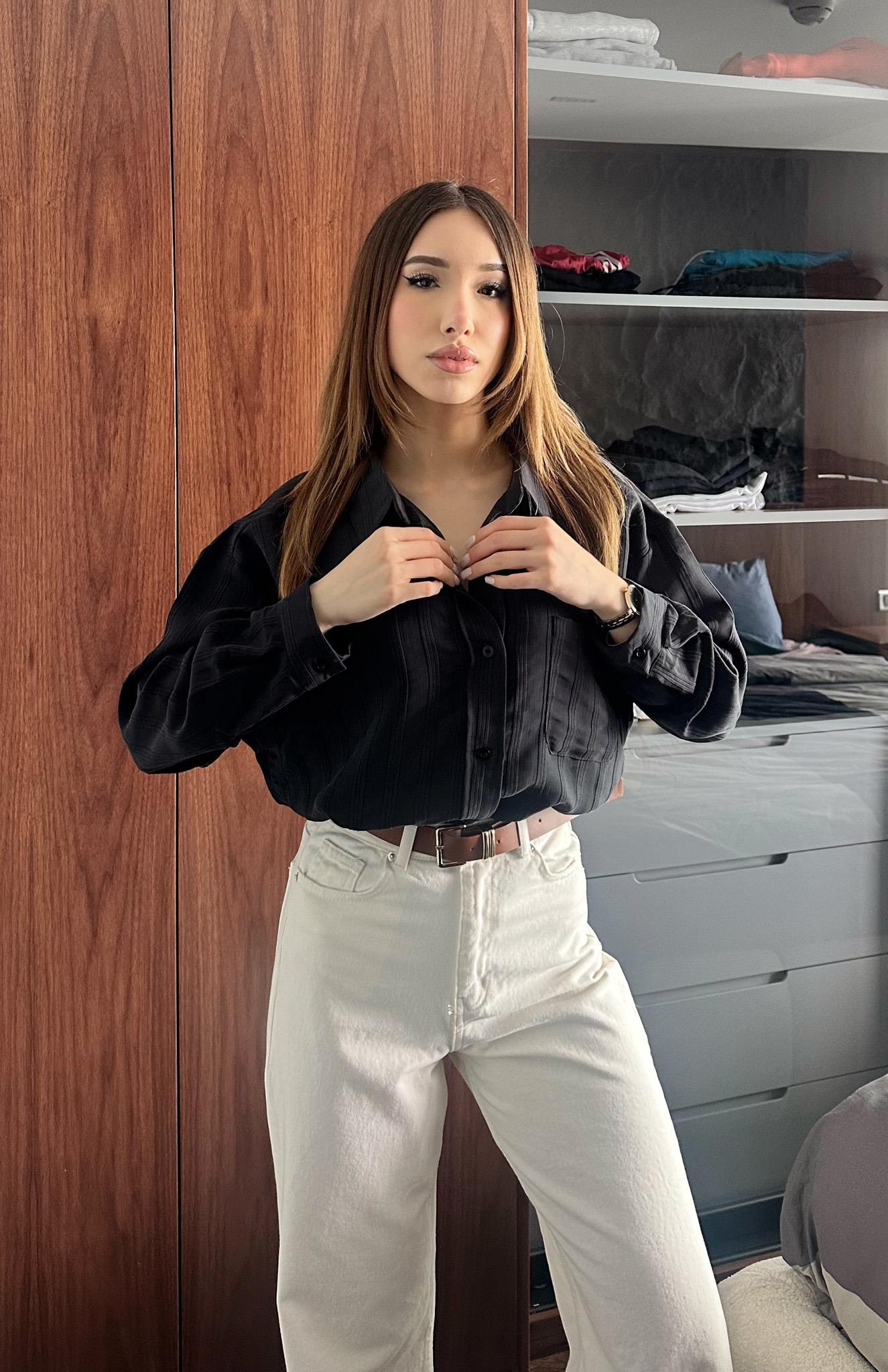 Cepli Oversize Vilto Gömlek SİYAH