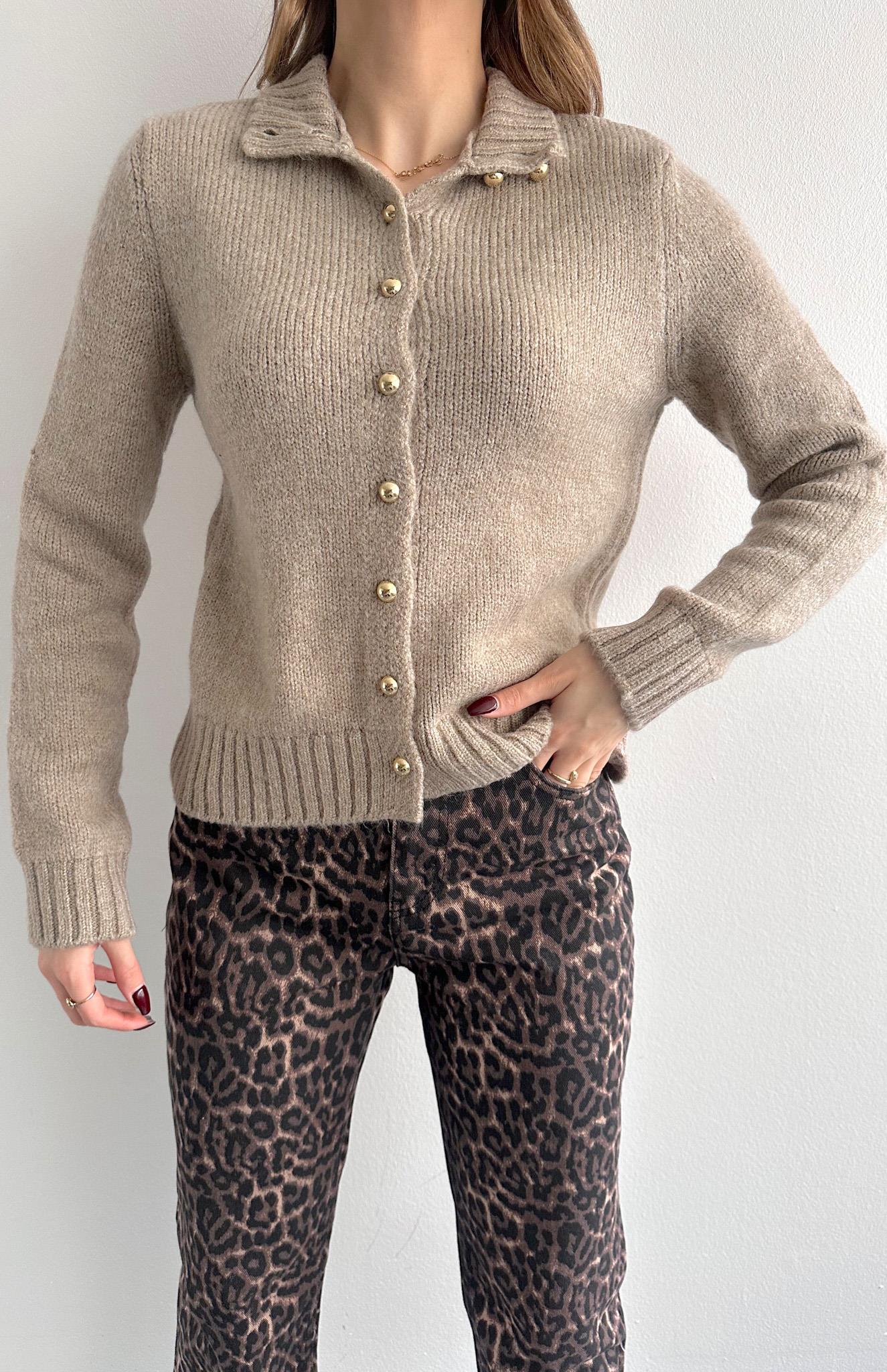 Boğazli Hırka VİZON