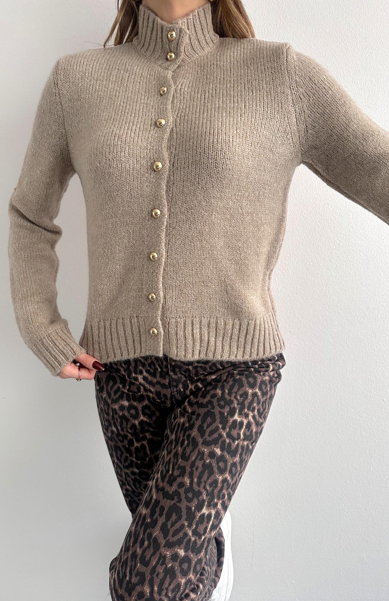 Boğazli Hırka VİZON