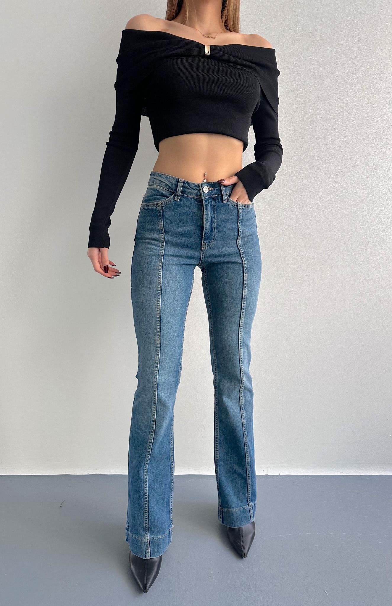 Ön Parçali Bootcut Pantolon TİNT