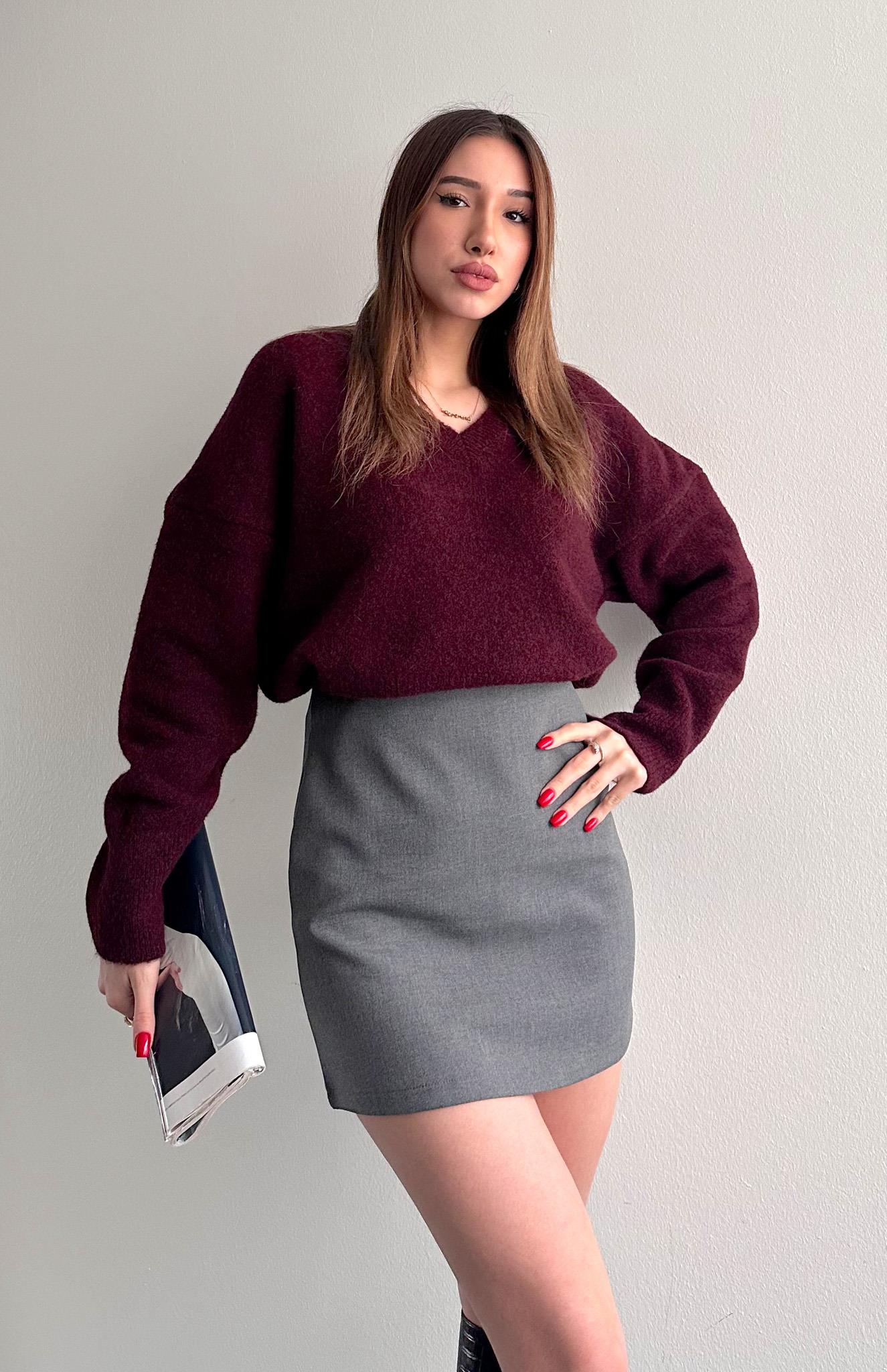 V Yaka Yumuşak Dokulu Kazak MÜRDÜM