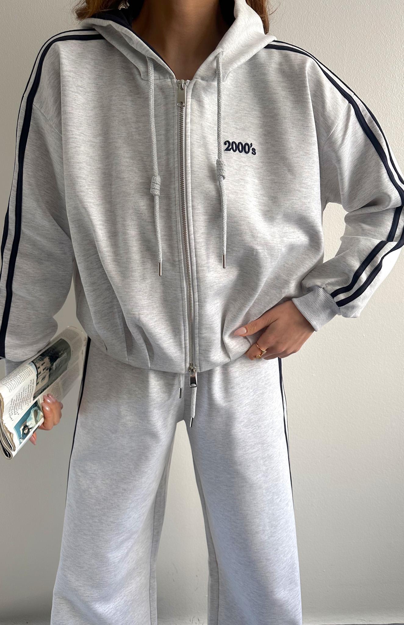 Biye Detaylı Sweatshırt GRİ