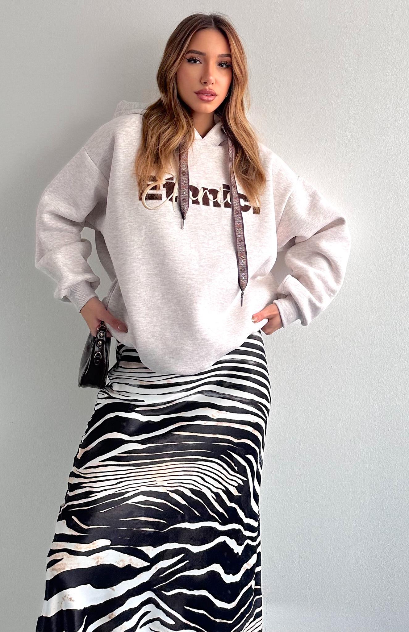 Kapüşonlu Kordon Detaylı Sweatshırt BEJ