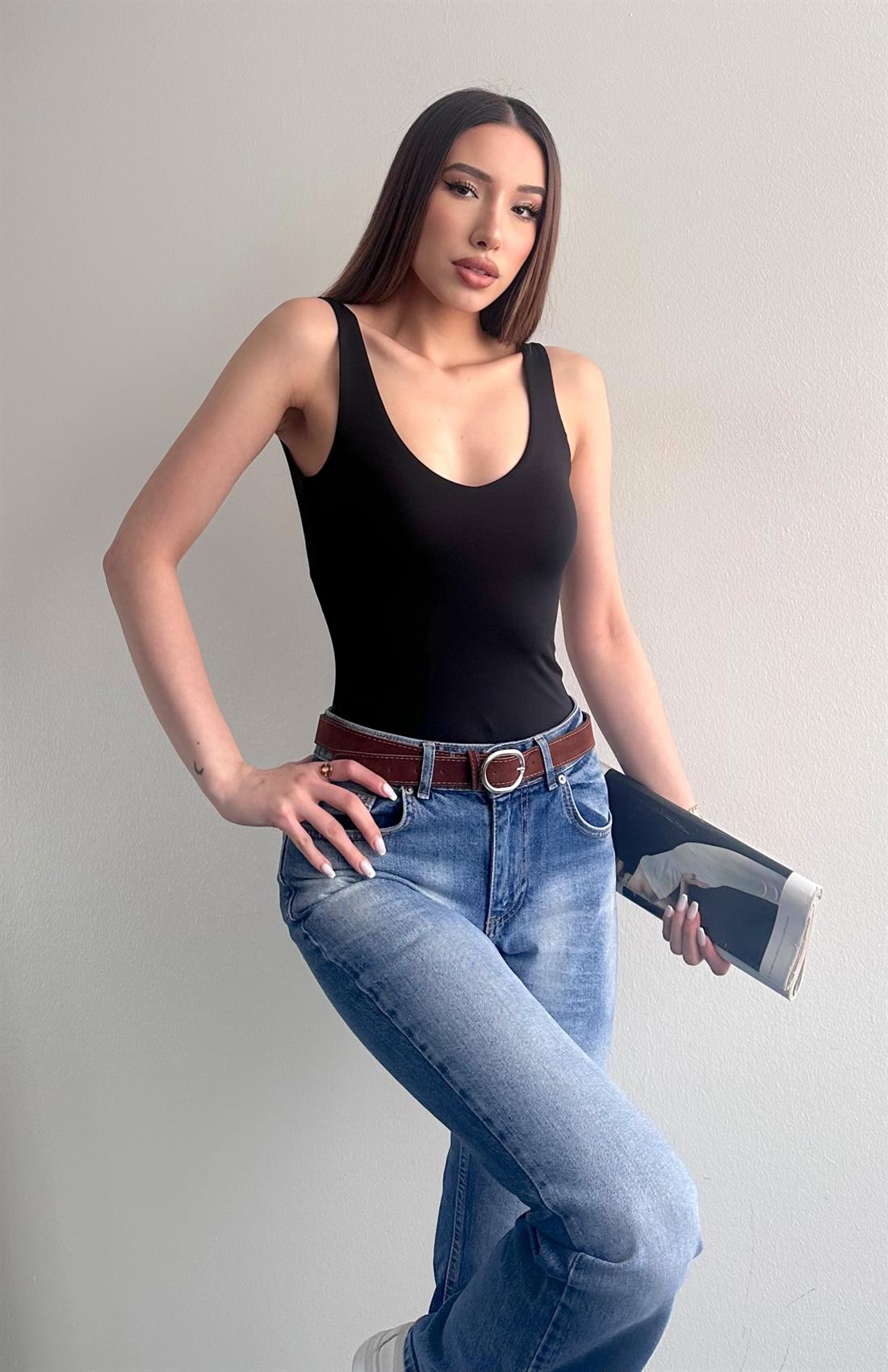 Askılı Atlet SİYAH