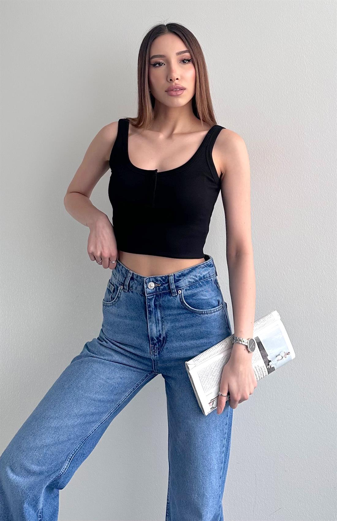 Askılı Atlet SİYAH