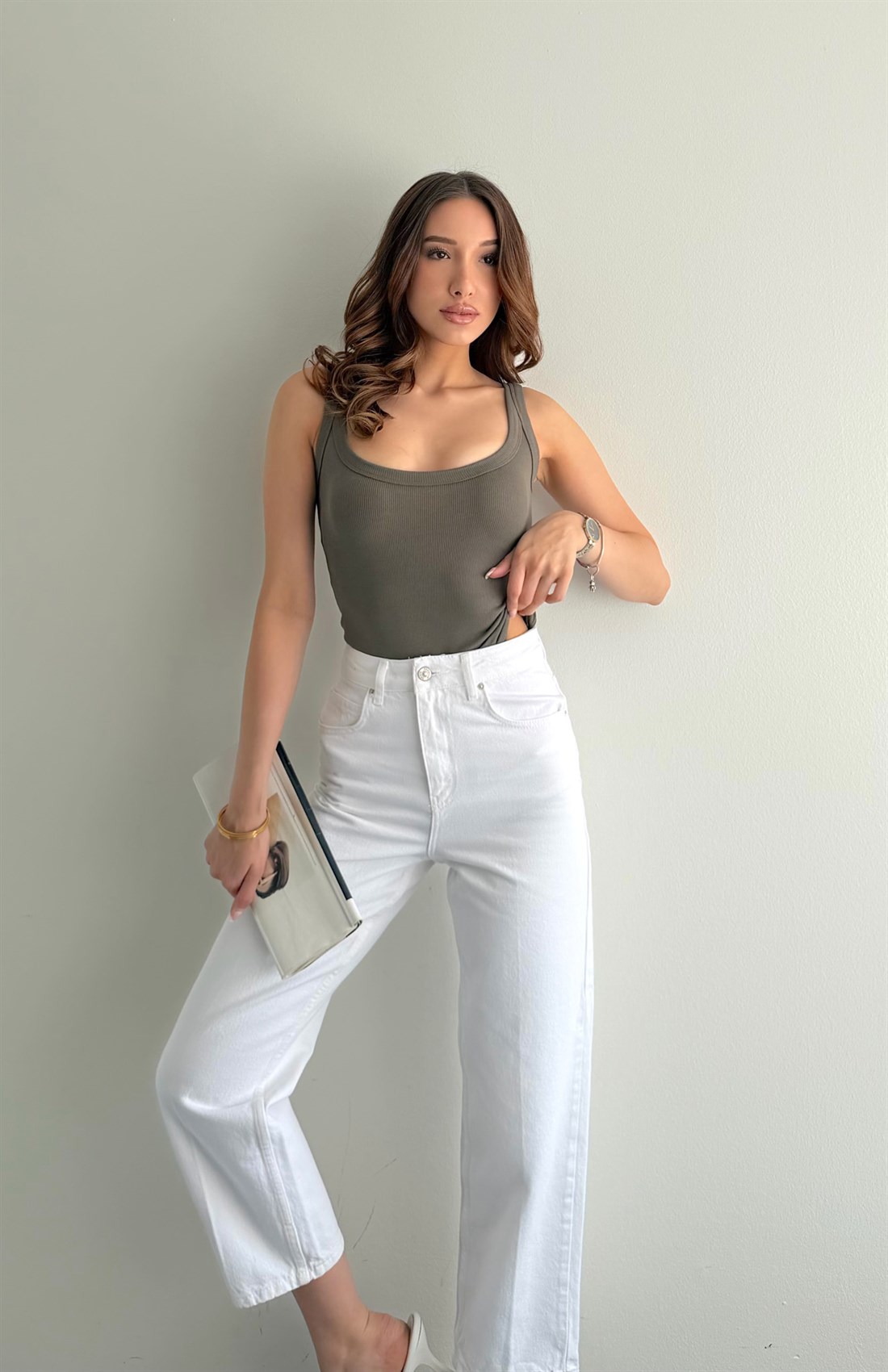 Askılı Body Atlet HAKİ