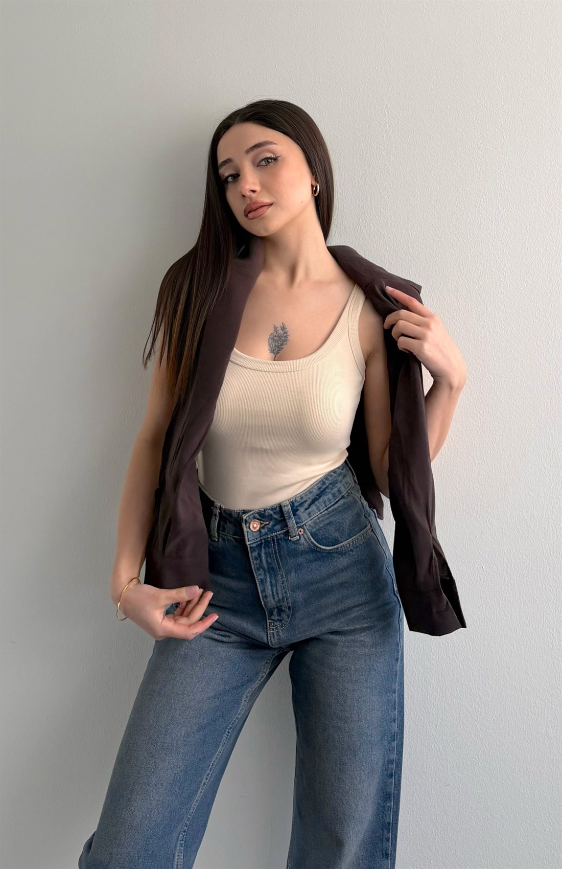 Askılı Body Atlet TAŞ