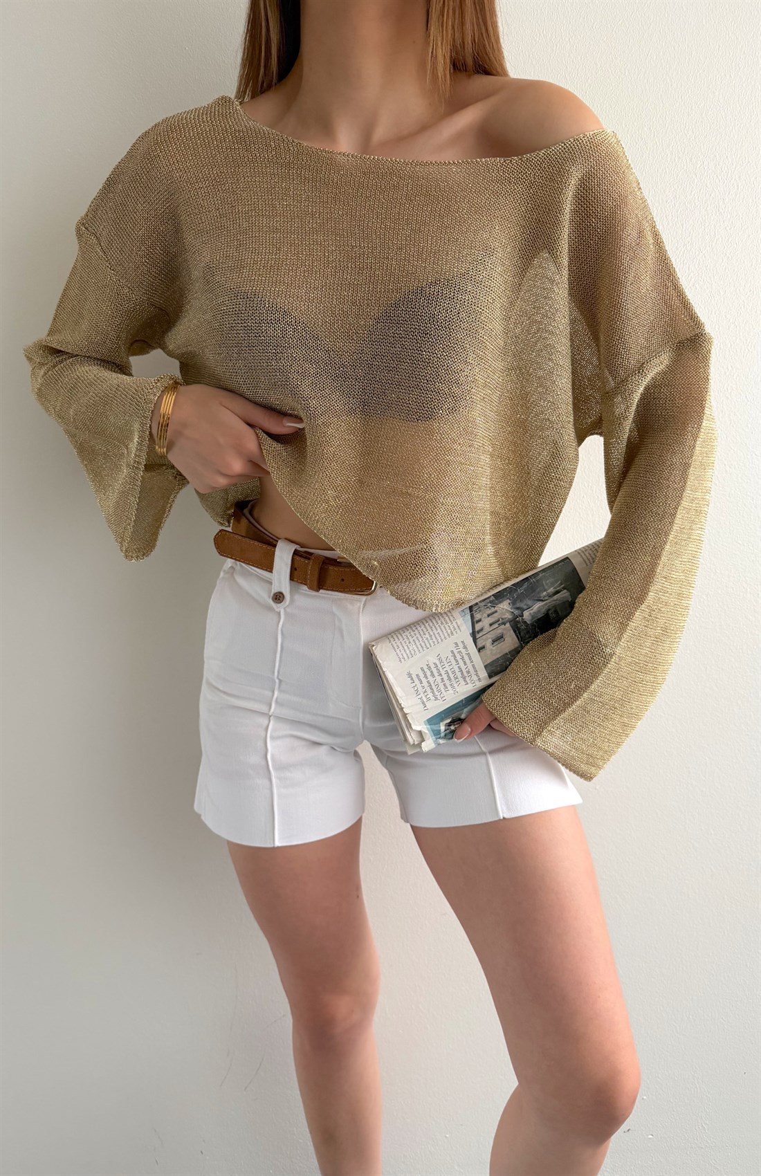 Beachwear Triko GOLD