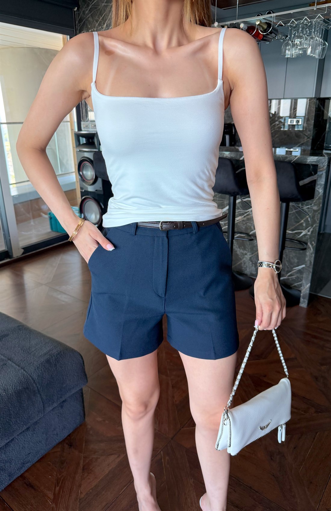 Bra-Free Askılı Atlet EKRU