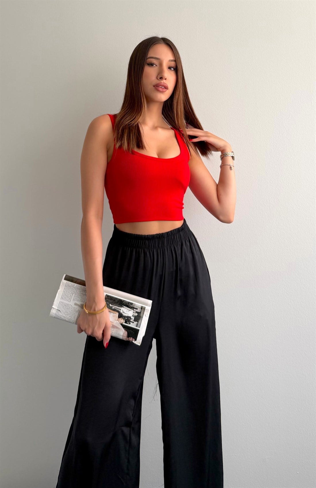 Bra-Free Atlet KIRMIZI