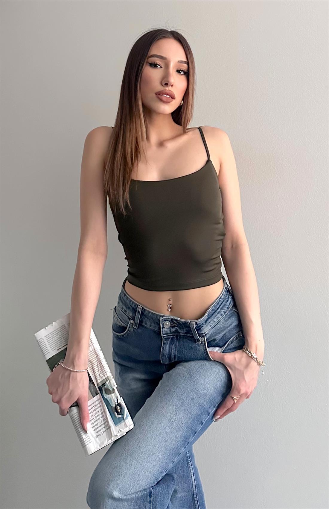 Gloplu Askılı Atlet HAKİ