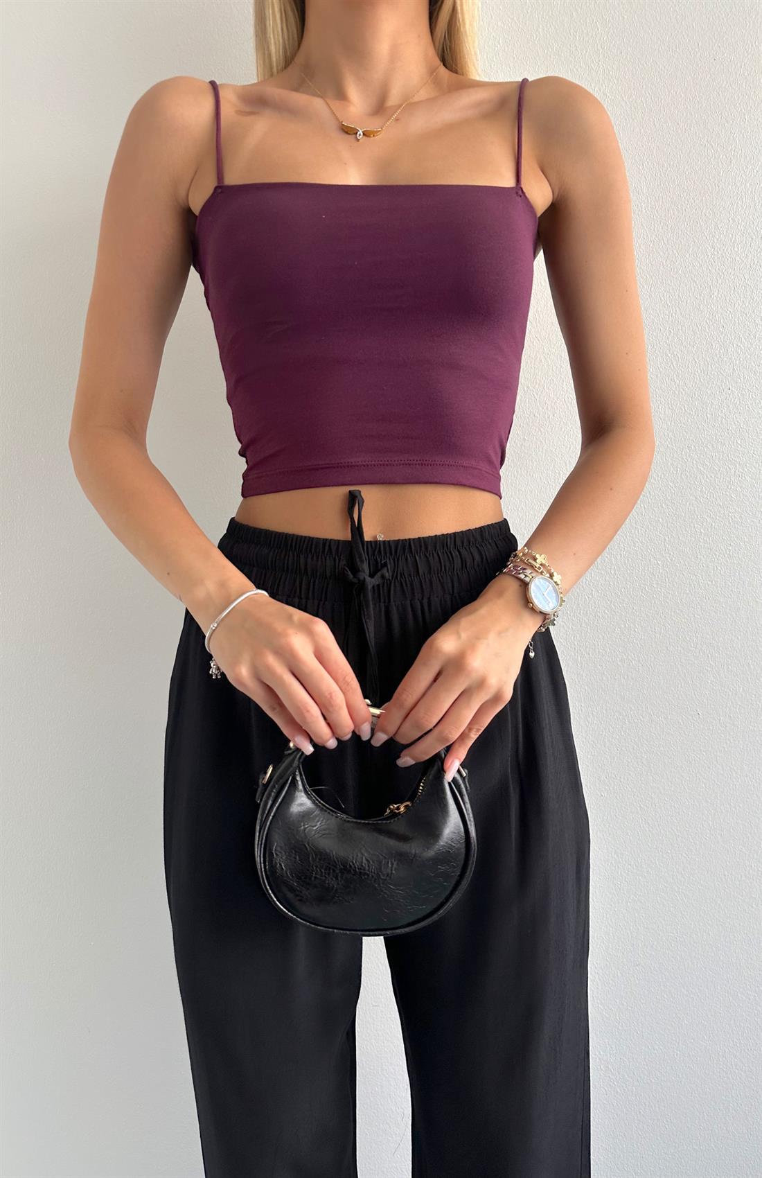 İp Askılı Atlet BORDO