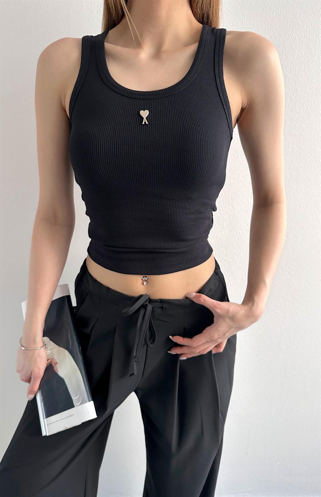 Kalp Bronşlu Atlet SİYAH