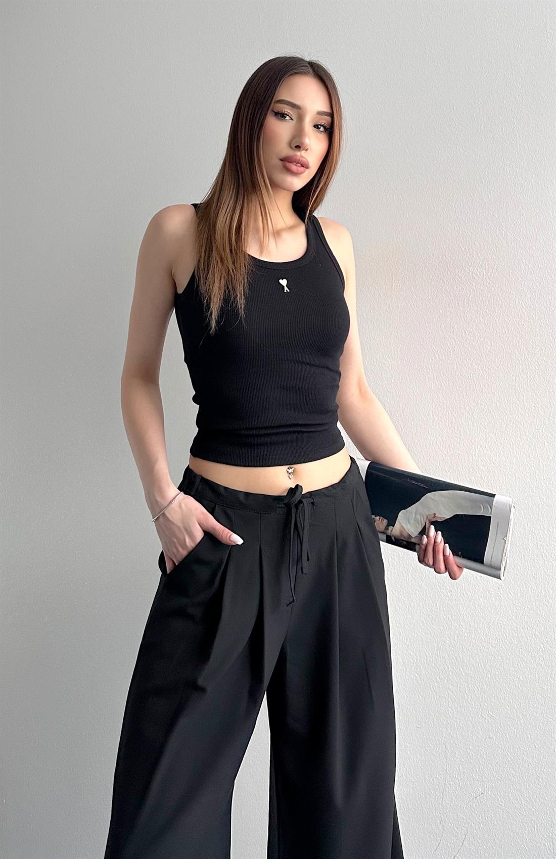 Kalp Bronşlu Atlet SİYAH