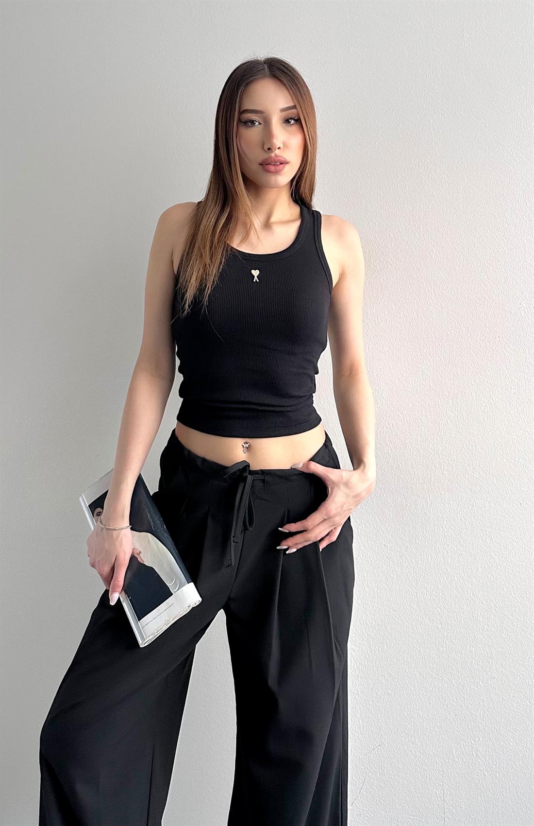 Kalp Bronşlu Atlet SİYAH