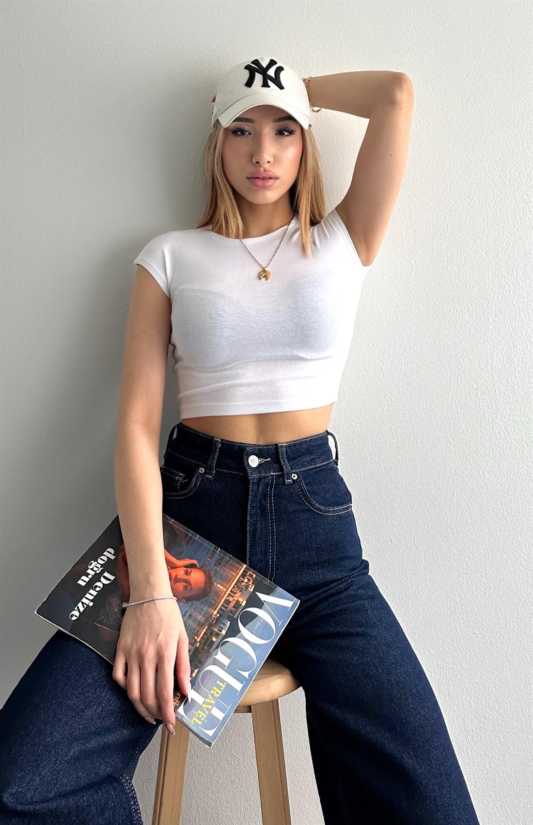 Pamuk Ve Modal Karışımlı Atlet BEYAZ