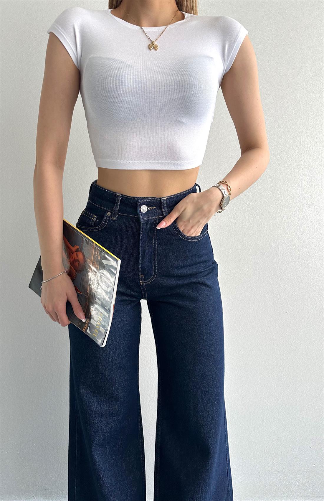 Pamuk Ve Modal Karışımlı Atlet BEYAZ