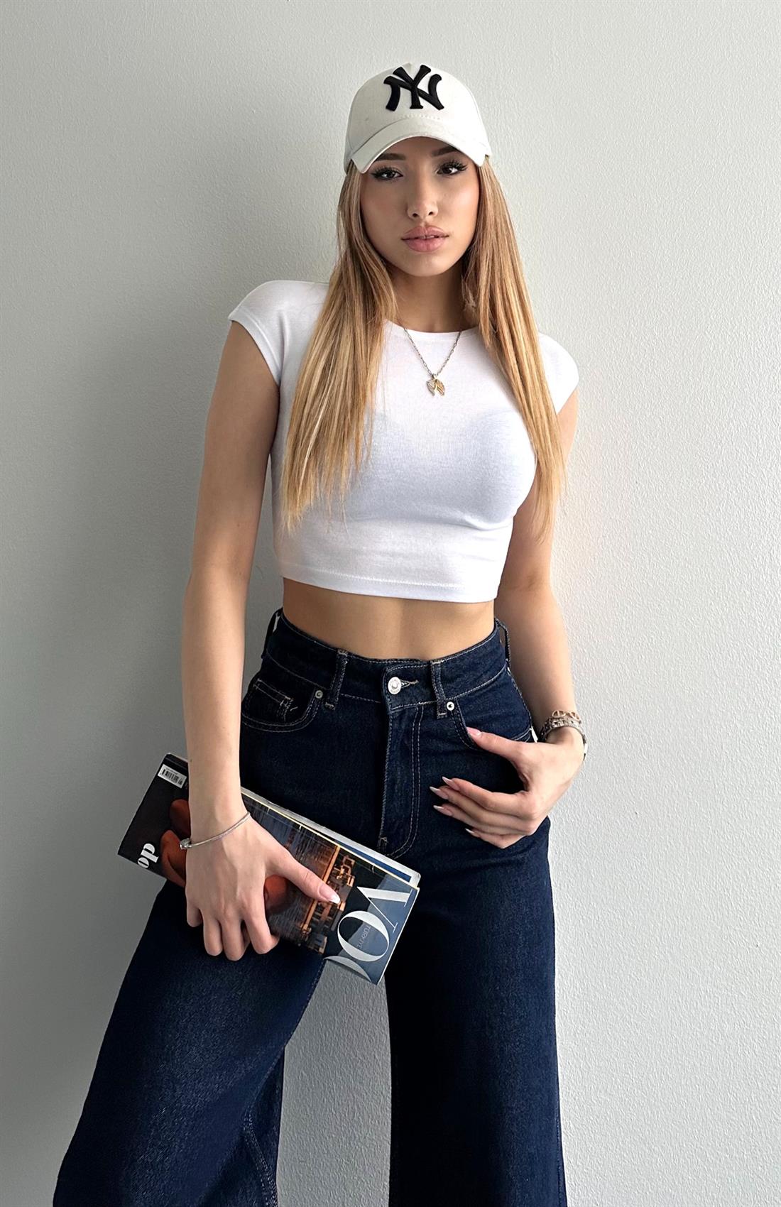 Pamuk Ve Modal Karışımlı Atlet BEYAZ