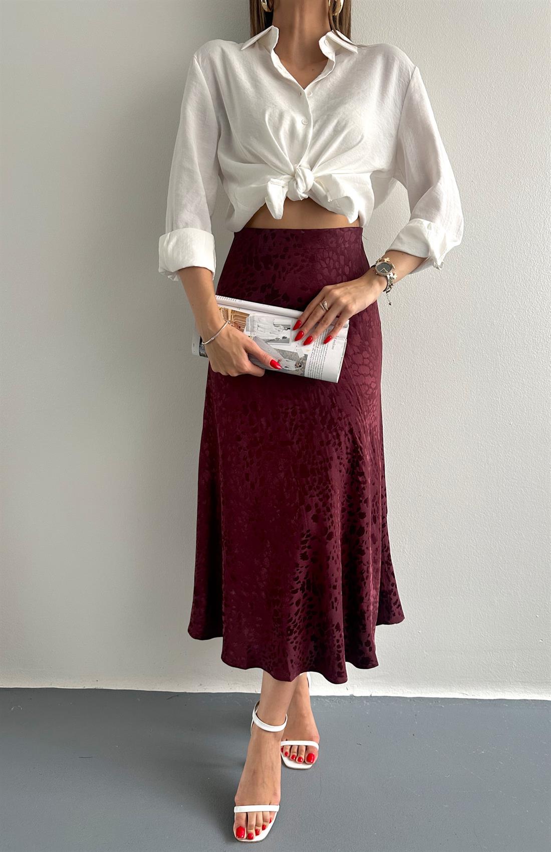 Leopar Desen Midboy Etek MÜRDÜM